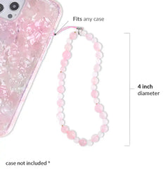 Rose Quartz Phone Charm