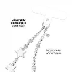 Chrome Stars Phone Charm