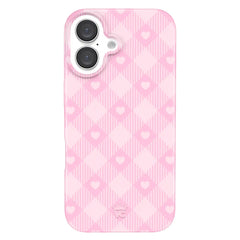 Dolly Pink Gingham iPhone Case
