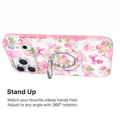 Posie Pink Bow MagSafe Grip Ring
