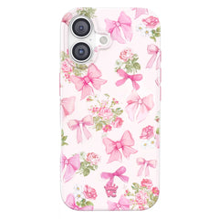 Posie Pink Bow iPhone Case