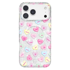 Sweet Hearts Glitter iPhone Case