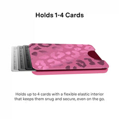 Pink Ruby Leopard MagSafe Wallet