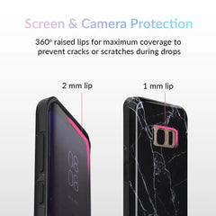 Black Marble Samsung Case