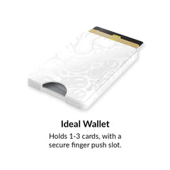 Clear Frosted Smiley MagSafe Wallet