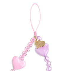 Rainbow Heart Phone Charm