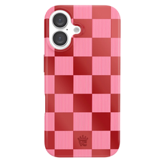 Rose Vibe Checkered iPhone Case
