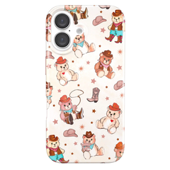 Cowboy Teddy iPhone Case