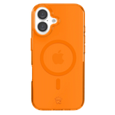 Neon Orange Clear iPhone Case