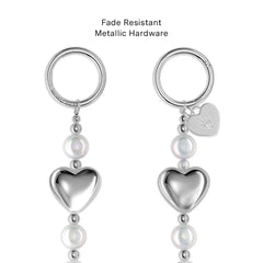 Pearl Heart Bag Chain