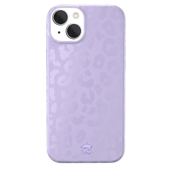 Lilac Leopard iPhone Case