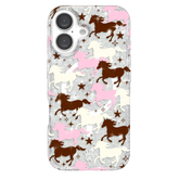 Pink Pony Glitter iPhone Case