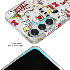 Snoopy Christmas Glitter Samsung Case