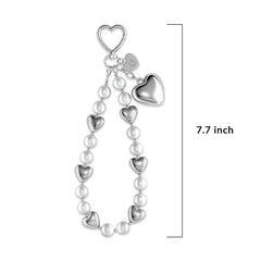 Silver Heart Drip Bag Charm
