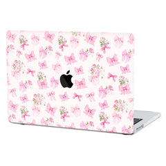 Posie Pink Bows MacBook Case