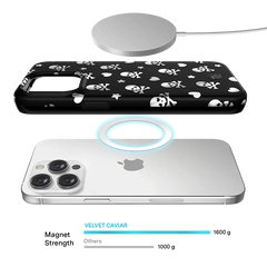 Chrome Skulls iPhone Case