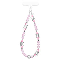 Pink Barbed Wire Phone Charm
