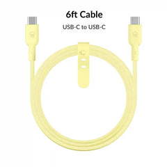 Butter Yellow Fast Charging Cable, 6ft USB-C