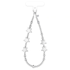Chrome Stars Phone Charm