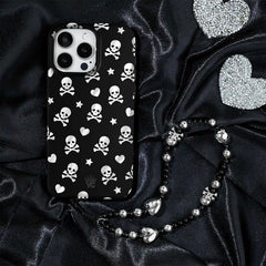 Chrome Skulls Phone Charm