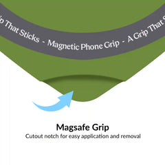 Matcha Green Heart MagSafe MightyGrip