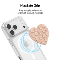 Nude Heart MagSafe MightyGrip