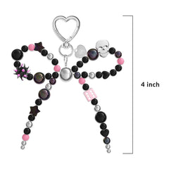 Gothic Bow Bag Charm