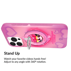 The Powerpuff Girls Airbrush Hearts MagSafe Grip Ring