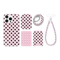 Princess Pink Polka Dot iPhone Bundle Set