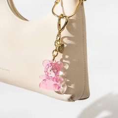 Pink Teddy Bag Charm