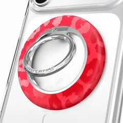 Red Hot Leopard MagSafe Grip Ring