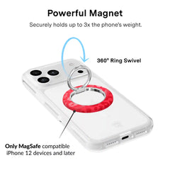 Red Hot Leopard MagSafe Grip Ring
