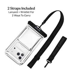 Silver Holo Waterproof Floating Phone Pouch