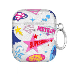 Supergirl Krypto Glitter AirPod Case