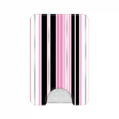 Pretty Punk Stripes Glitter MagSafe Wallet