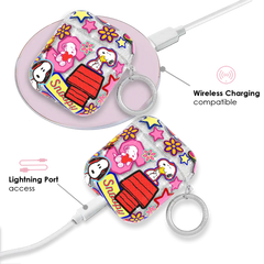 Snoopy Patchwork Glitter AirPod Case