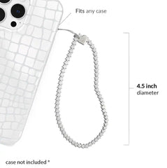 Silver Stars Phone Charm