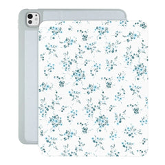 French Blue Floral iPad Case