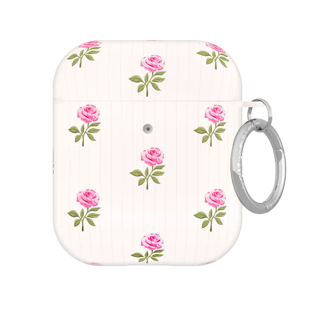 Pink Peony Floral AirPod Case