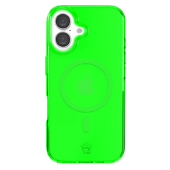 Neon Green Clear iPhone Case