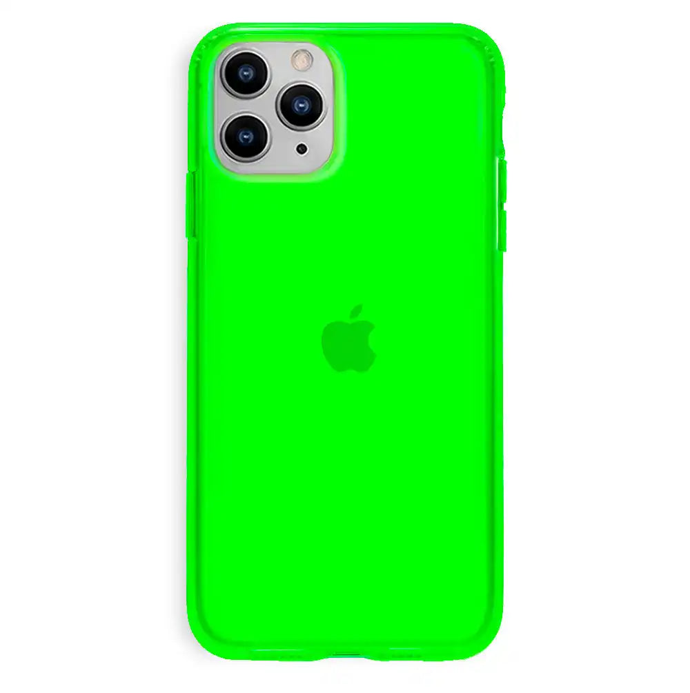 Neon Green Clear iPhone Case