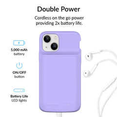Light Purple iPhone Charging Case