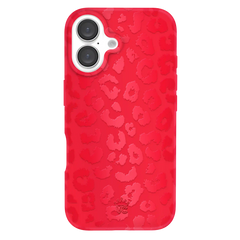 Red Hot Leopard iPhone Case