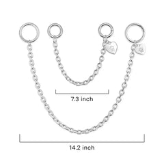 Large Silver Bag Chain
