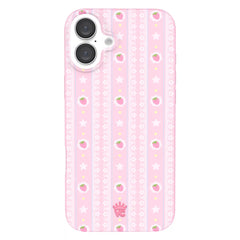 Strawberry Macaron iPhone Case