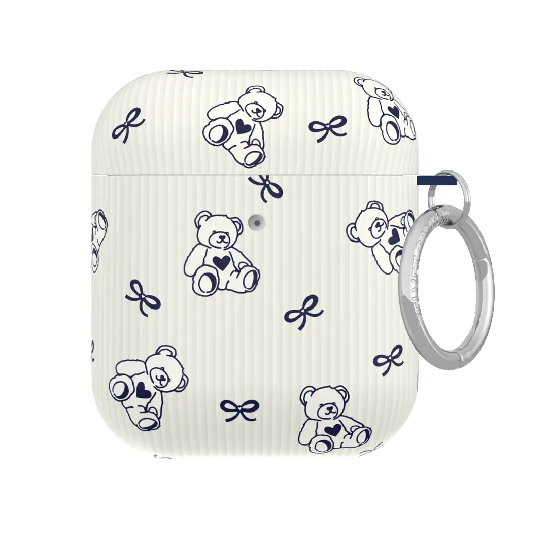 Preppy Teddy AirPod Case